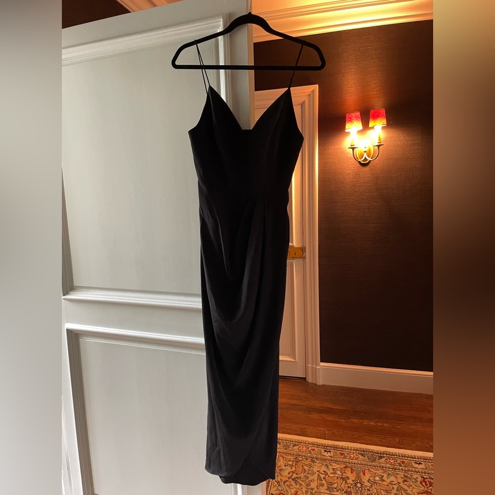 Shona Joy black dress, US 4, worn once